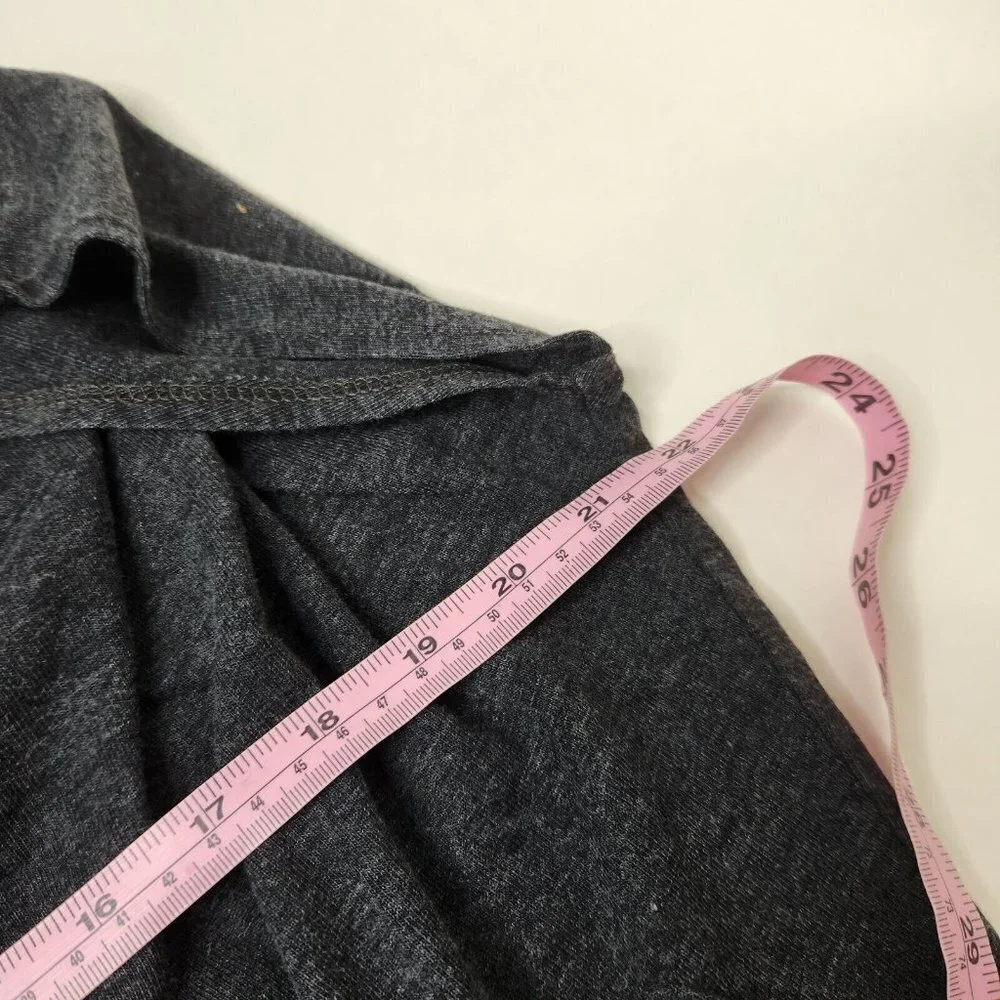 Chaser Women's Size Medium Cowl Neck Gray Top Shirt Sleeve - Picture 4 of 4